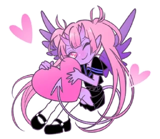 😈 emoji ꒰  ྀི◞ ◟ ꒱  @mewsticks  ܀ ⊹ ˚ Telegram sticker 4 of 16