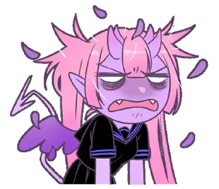 😈 emoji ꒰  ྀི◞ ◟ ꒱  @mewsticks  ܀ ⊹ ˚ Telegram sticker 6 of 16