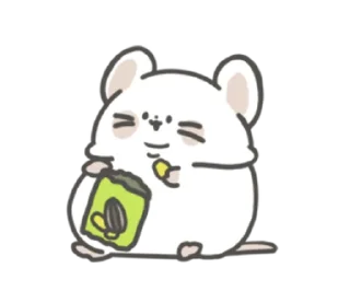 🤍 emoji мышка ୨୧ @softsticks Telegram sticker 8 of 24