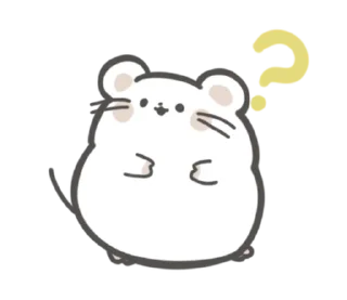 🤍 emoji мышка ୨୧ @softsticks Telegram sticker 16 of 24