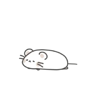 🤍 emoji мышка ୨୧ @softsticks Telegram sticker 23 of 24