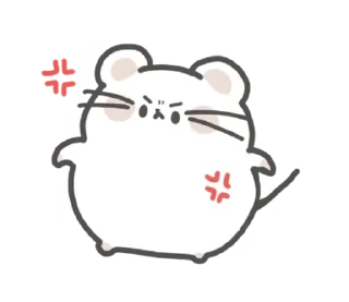🤍 emoji мышка ୨୧ @softsticks Telegram sticker 21 of 24