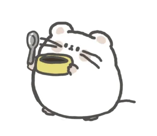 🤍 emoji мышка ୨୧ @softsticks Telegram sticker 13 of 24