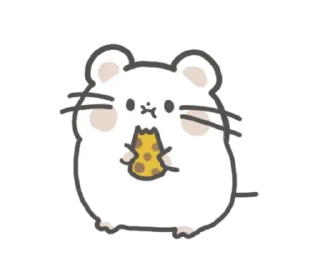 🤍 emoji мышка ୨୧ @softsticks Telegram sticker 19 of 24