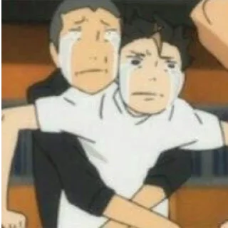 😭 emoji гей-клуб "Карасуно" и не только. Telegram sticker 20 of 103
