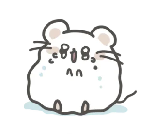 🤍 emoji мышка ୨୧ @softsticks Telegram sticker 12 of 24