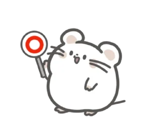 🤍 emoji мышка ୨୧ @softsticks Telegram sticker 1 of 24