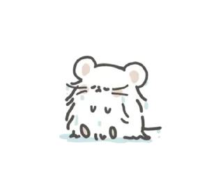 🤍 emoji мышка ୨୧ @softsticks Telegram sticker 4 of 24