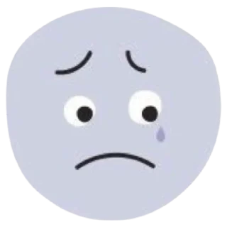 😢 emoji Emotions @DozaEmoji Telegram sticker 15 of 105