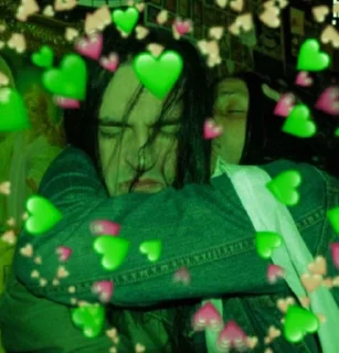 ❤️‍🩹 emoji культ мияги и зеленого Telegram sticker 23 of 50