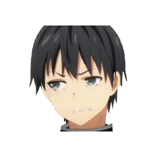 😒 emoji Ты единственная, кто любит Великого Меня?! [@anime_stickerr] Telegram sticker 5 of 69
