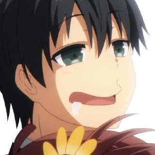 ☺️ emoji Ты единственная, кто любит Великого Меня?! [@anime_stickerr] Telegram sticker 21 of 69
