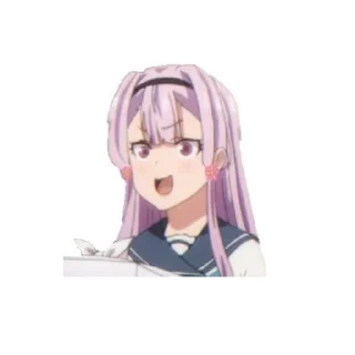 😄 emoji Ты единственная, кто любит Великого Меня?! [@anime_stickerr] Telegram sticker 23 of 69
