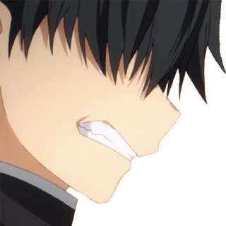 😡 emoji Ты единственная, кто любит Великого Меня?! [@anime_stickerr] Telegram sticker 12 of 69