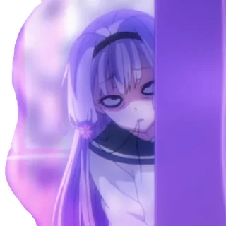 ☹️ emoji Ты единственная, кто любит Великого Меня?! [@anime_stickerr] Telegram sticker 16 of 69