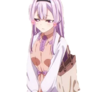 😕 emoji Ты единственная, кто любит Великого Меня?! [@anime_stickerr] Telegram sticker 18 of 69