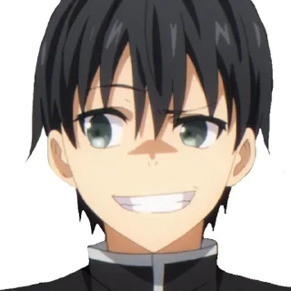 😁 emoji Ты единственная, кто любит Великого Меня?! [@anime_stickerr] Telegram sticker 13 of 69