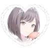 🎀 emoji ៸៸  𓎟 𓎟﹙ @littlepureglass ﹚♡゙ Telegram sticker 7 of 43