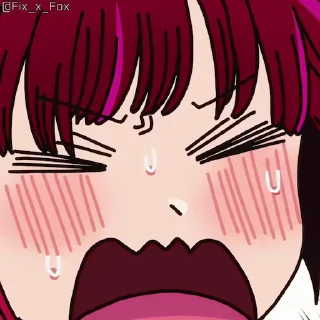 😫 emoji Больше стикеров : @stickeriiiiiii Telegram sticker 17 of 50