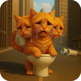 🐱 emoji @STICKRULE <- БОЛЬШЕ Telegram sticker 20 of 33