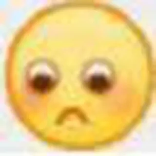 😔 emoji Больше стикеров 👉🏻 @stickertg4 Telegram sticker 15 of 35