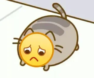😿 emoji Больше стикеров 👉🏻 @stickertg4 Telegram sticker 19 of 35