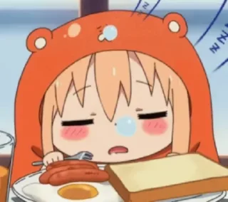 😴 emoji Umaru Telegram sticker 3 of 22