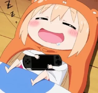 😴 emoji Umaru Telegram sticker 1 of 22