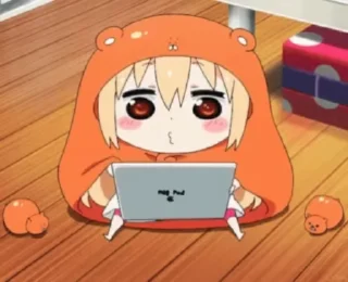 😗 emoji Umaru Telegram sticker 5 of 22
