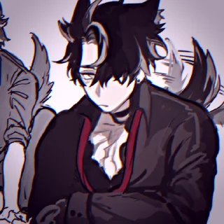 🫐 emoji ˙⋆✮ @taosei / Dog Wriothesley ✮⋆˙ Telegram sticker 12 of 28