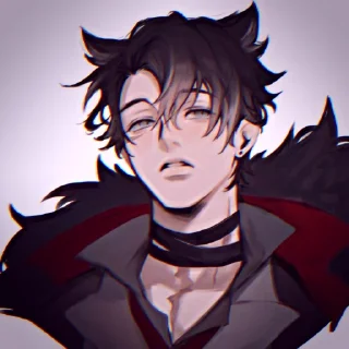 🫐 emoji ˙⋆✮ @taosei / Dog Wriothesley ✮⋆˙ Telegram sticker 15 of 28