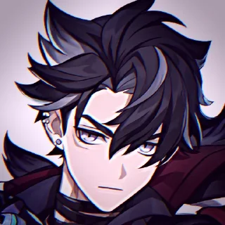 🫐 emoji ˙⋆✮ @taosei / Dog Wriothesley ✮⋆˙ Telegram sticker 17 of 28