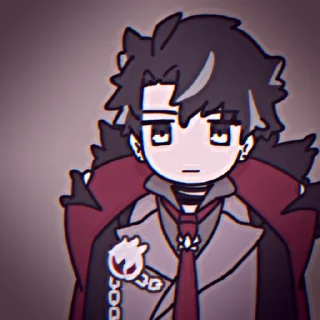 🫐 emoji ˙⋆✮ @taosei / Dog Wriothesley ✮⋆˙ Telegram sticker 19 of 28