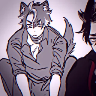 🫐 emoji ˙⋆✮ @taosei / Dog Wriothesley ✮⋆˙ Telegram sticker 13 of 28