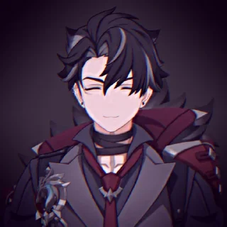 🫐 emoji ˙⋆✮ @taosei / Dog Wriothesley ✮⋆˙ Telegram sticker 18 of 28