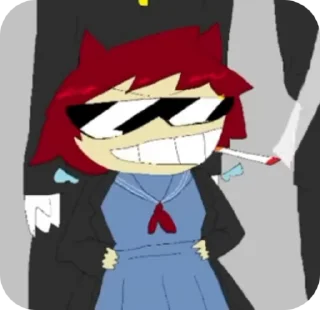 😎 emoji Арисака член @mar8qu Telegram sticker 14 of 22