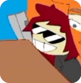 🙃 emoji Арисака член @mar8qu Telegram sticker 6 of 22