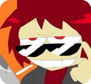 😏 emoji Арисака член @mar8qu Telegram sticker 8 of 22