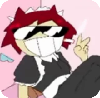 ✌️ emoji Арисака член @mar8qu Telegram sticker 19 of 22