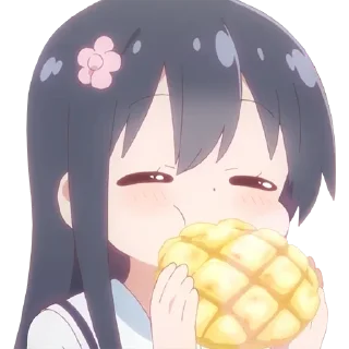 🧇 emoji hana_shirosaki @Lucegraph Telegram sticker 20 of 27