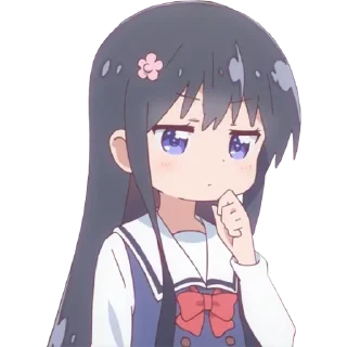 🤔 emoji hana_shirosaki @Lucegraph Telegram sticker 11 of 27