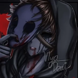 Sticker from Eyeless Jack by @legenda_xeo