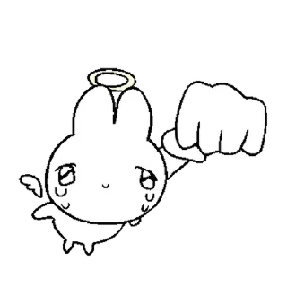 👊 emoji Otogi-chan ➝ @benti_stickers Telegram sticker 2 of 32