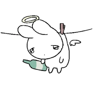 🍾 emoji Otogi-chan ➝ @benti_stickers Telegram sticker 19 of 32