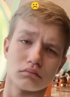 🙁 emoji курин или увенздей?? Telegram sticker 22 of 26