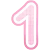 1️⃣ emoji Конфетные буквы 2.0 @Niamary_art @TgEmodziBot Telegram sticker 2 of 136