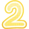 2️⃣ emoji Конфетные буквы 2.0 @Niamary_art @TgEmodziBot Telegram sticker 3 of 136