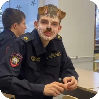 🫥 emoji 👮‍♂️🚔 Telegram sticker 19 of 36