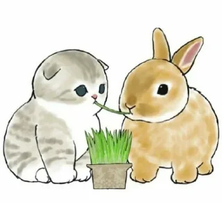 💋 emoji котики-бегемотики Telegram sticker 5 of 103