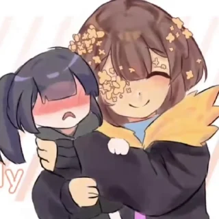 Sticker from @utAU_stickers @frisk_garden